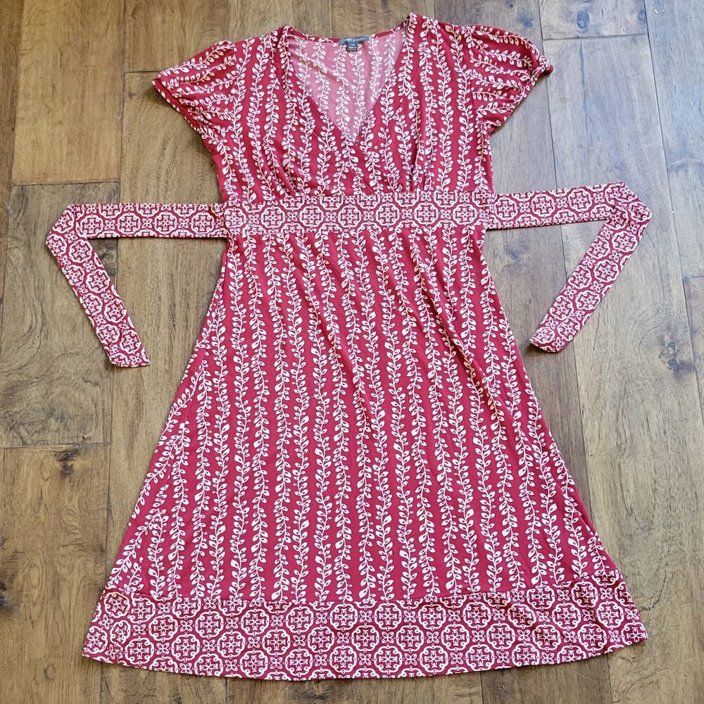 APT. 9 Red Mediterrenean Sun Dress
